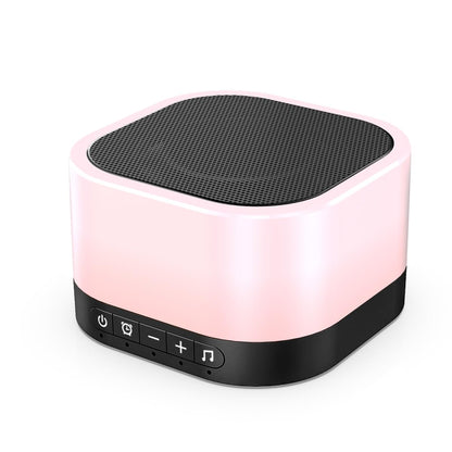SleeZOO Sound Machine White Noise Machine with 25 Soothing Sounds 12 Colors Light with 10 Adjustable Levels 32 Adjustable Volumes 5 Timers Portable Sleep Machine for Adults Kids Baby (Black)