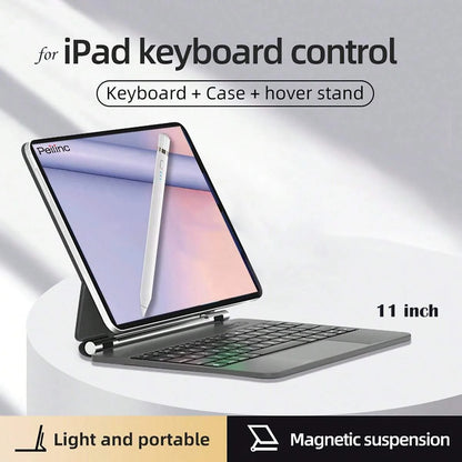 Magic Keyboard for Ipad Keyboard for Ipad Pro 11 13 Air 4 5 6 7 Trackpad Gesture Keyboard Case Magnetic Stand Backlight WY10