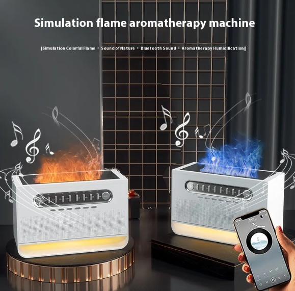AuraWave Relaxation Bluetooth Speaker with Aromatherapy