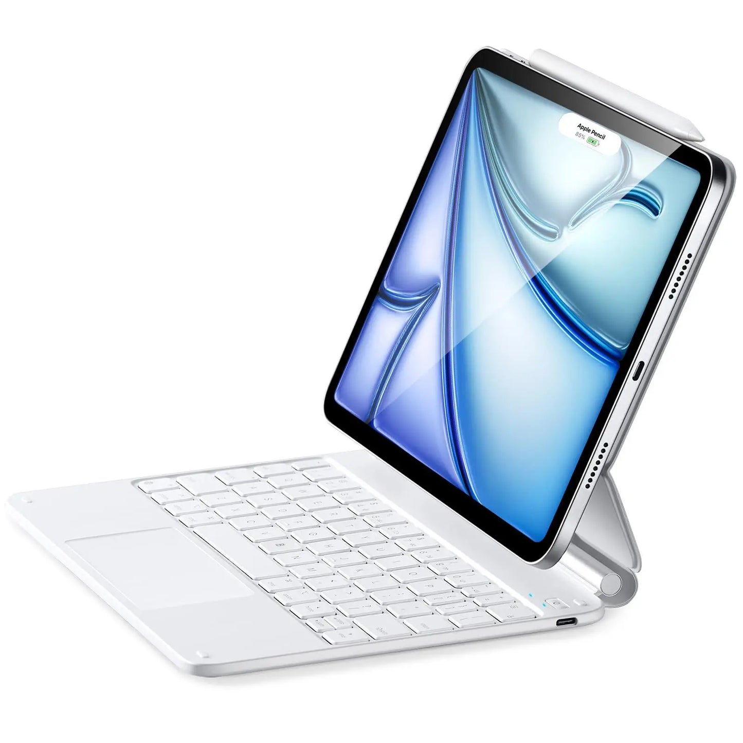 Magic Keyboard for Ipad Keyboard for Ipad Pro 11 13 Air 4 5 6 7 Trackpad Gesture Keyboard Case Magnetic Stand Backlight WY10