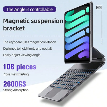Magic Keyboard for Ipad Keyboard for Ipad Pro 11 13 Air 4 5 6 7 Trackpad Gesture Keyboard Case Magnetic Stand Backlight WY10